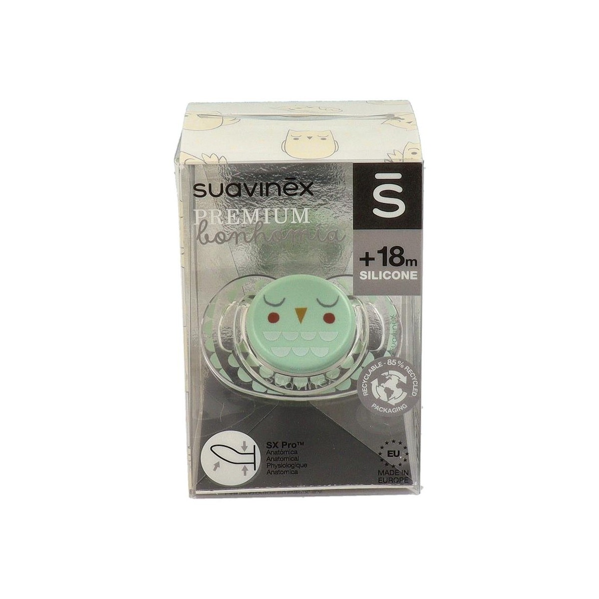 CHUPETE SUAVINEX EVOLUTION SILICONA ANAT 18M+ 1 UN