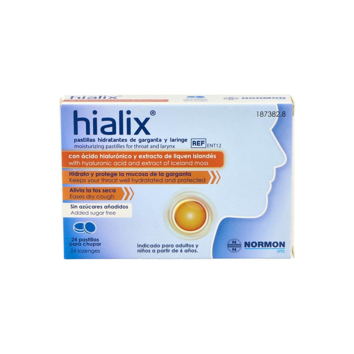 HIALIX 24 PASTILLAS PARA CHUPAR