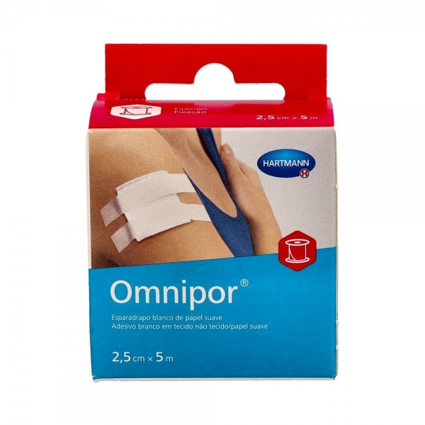 ESPARADRAPO OMNIPOR 5MX2.5CM