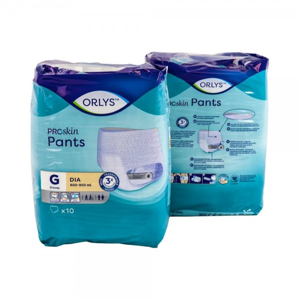Pañal Orlys Pants Abs Dia T Gran 80U 10Ux8Bols