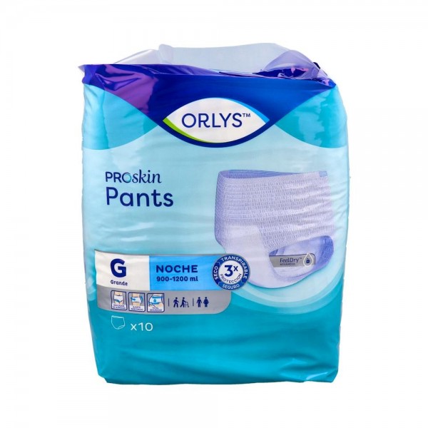 Pañal Orlys Pants Abs Noche T Gran 80U 10Ux8Bols