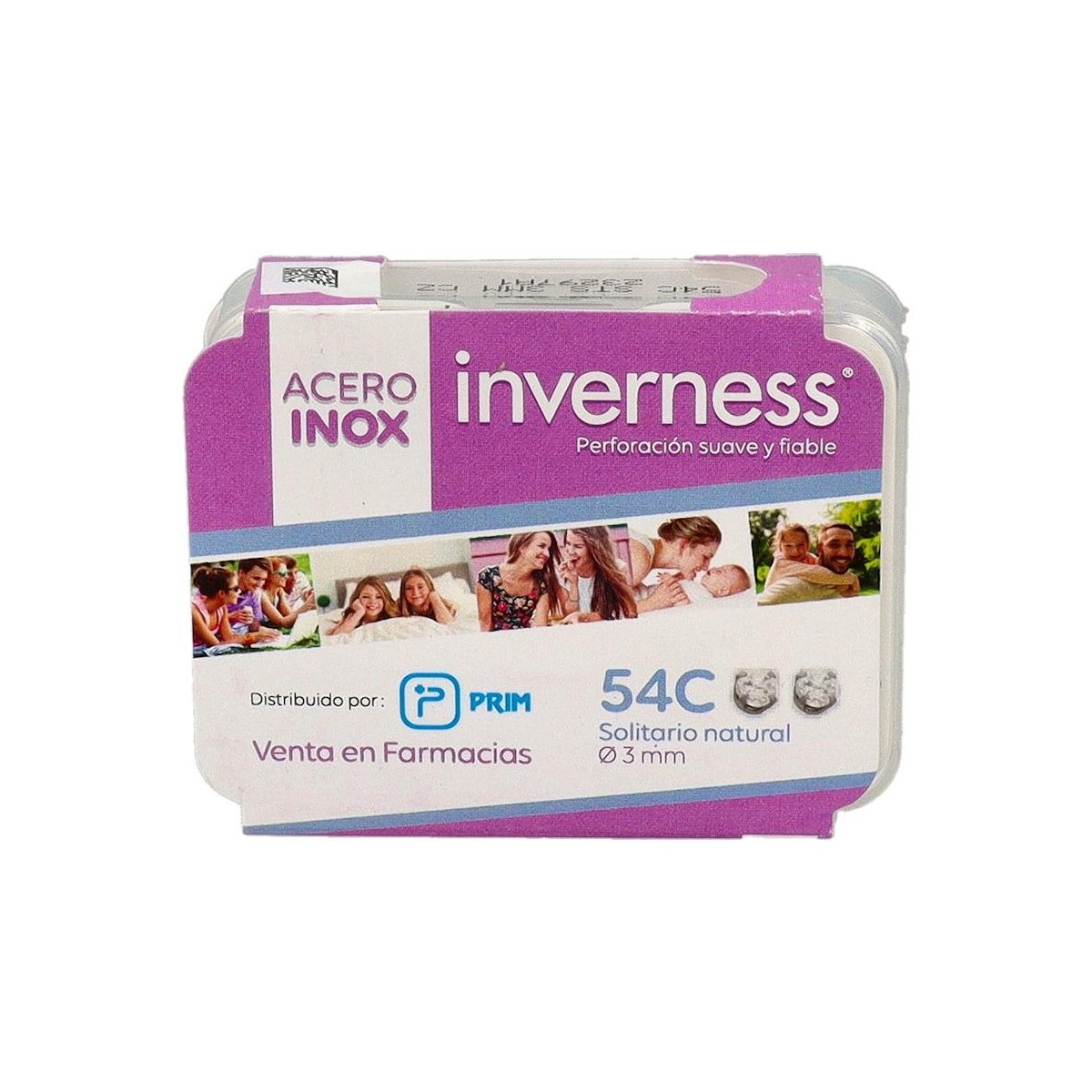 Pendiente Prim Inv 54C Ace-Solit Nat 3 Mm
