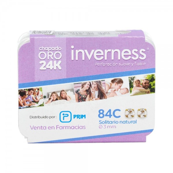 Pendiente Prim Inv 84C 24K-Solit Nat 3 Mm