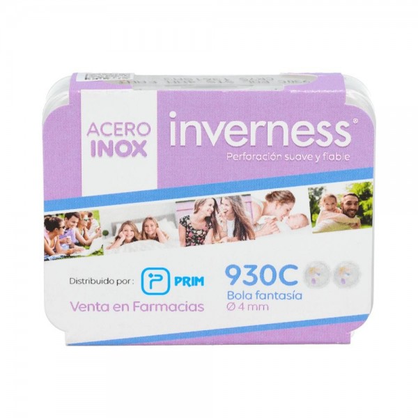 Pendiente Prim Inv 930C Ace-Fantasia 4 Mm 2 U