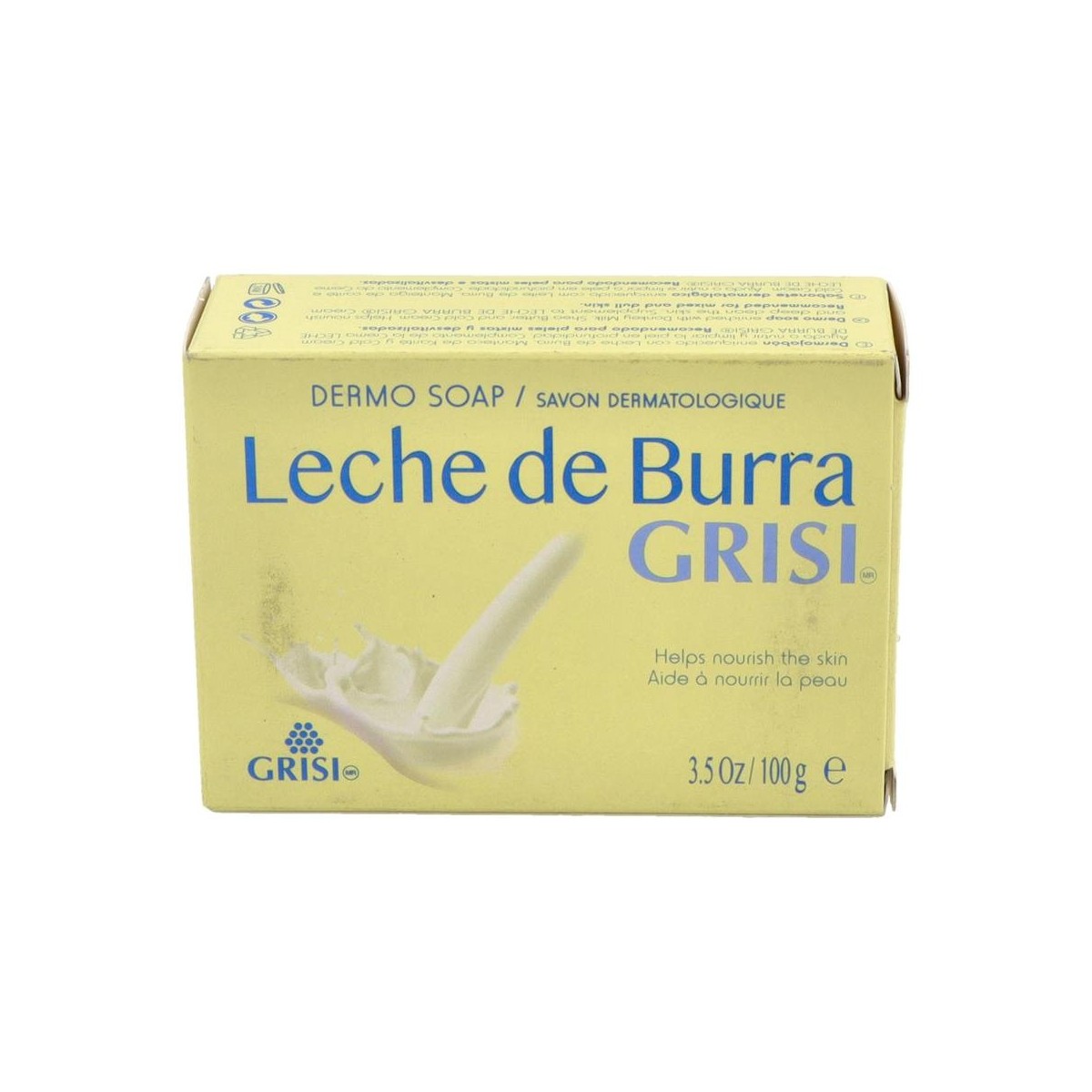 Jabon Grisi Leche Burra 100G Pastilla