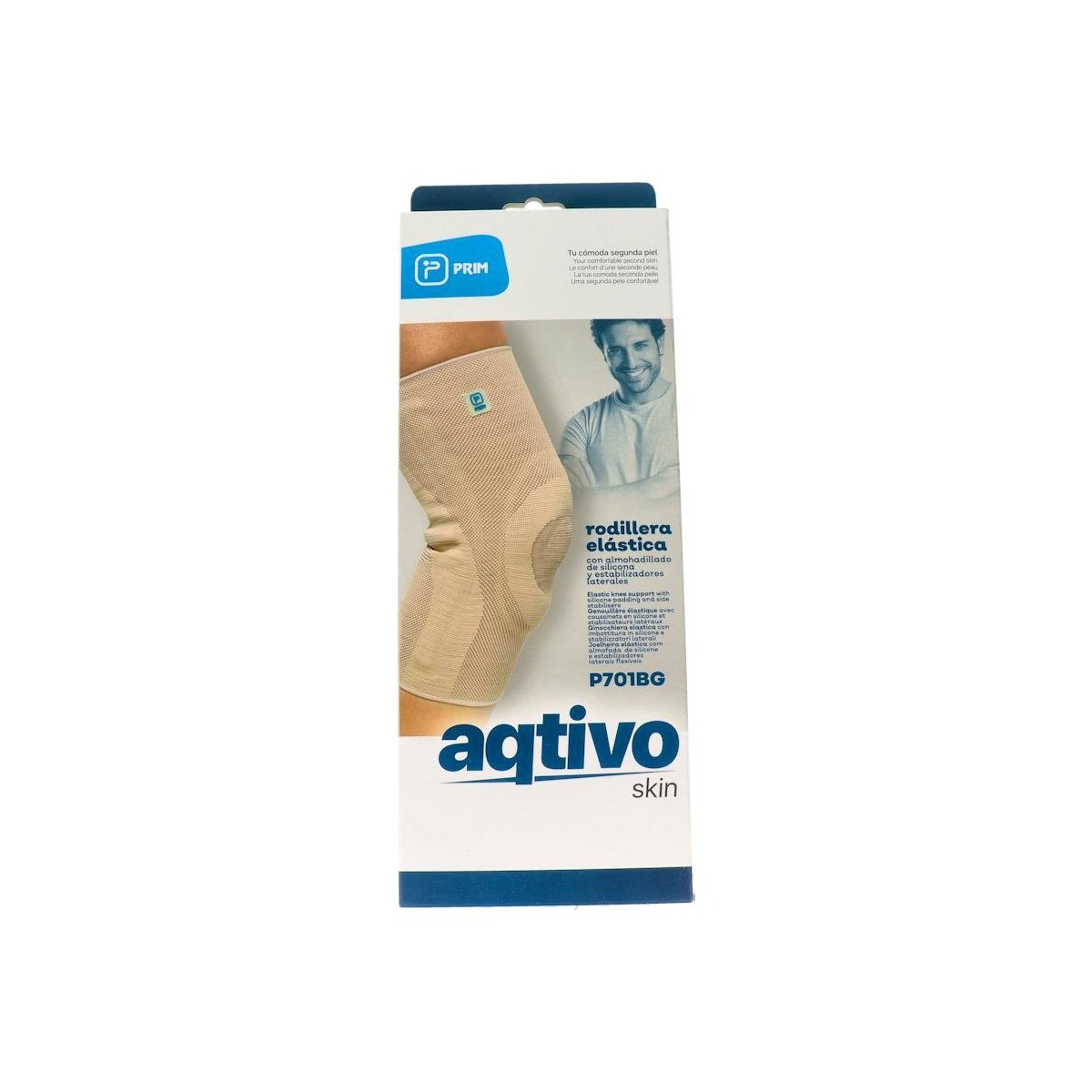 Rodillera Prim Aqtivo Elas C/Almohad Silic Y...