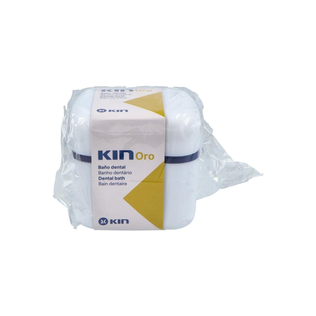 CONTENEDOR KIN ORO BAÑO PROTESIS DENTAL 1 UN...