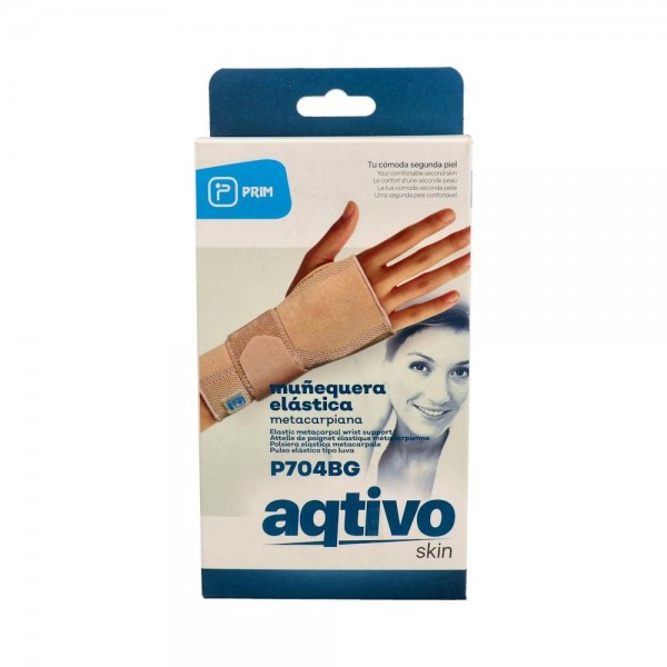 Muñequera Prim Metacarpiana Aqtivo Skin T/L P704 Beig