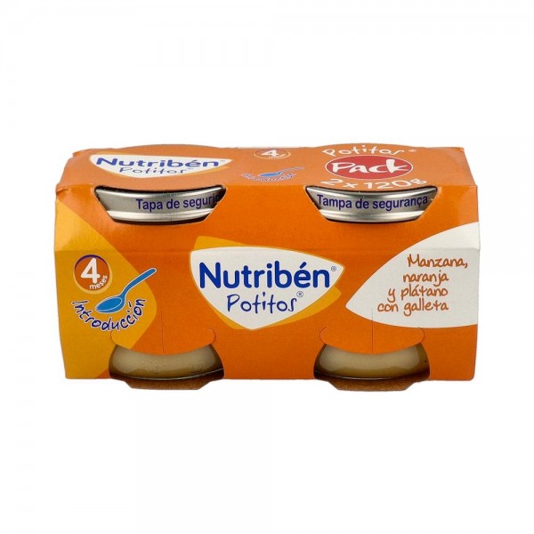 Nutriben Potito Inicio Merienda Manza Naran Plata Galle...