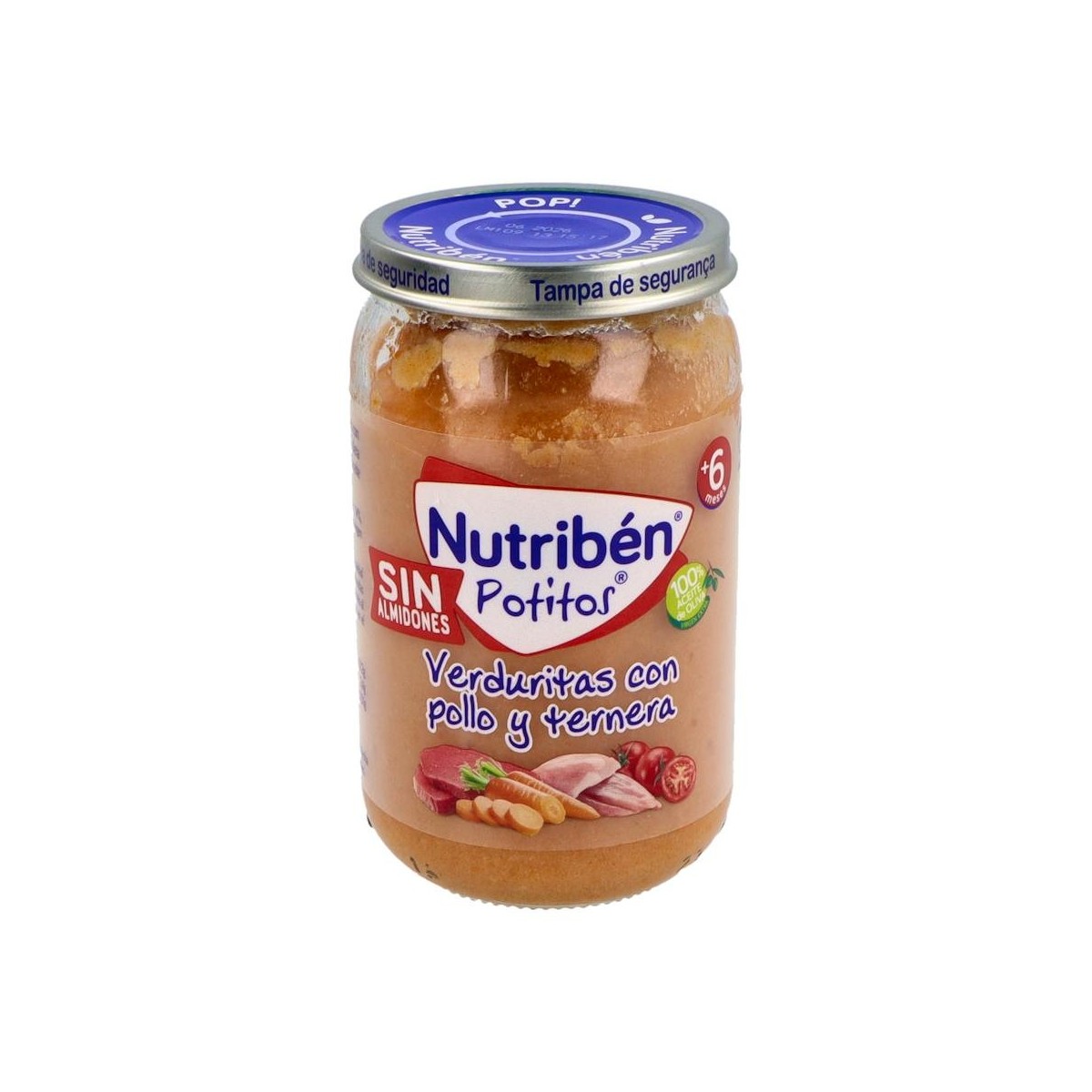 Nutriben Potito Pollo Ternera Verduritas 235 G...