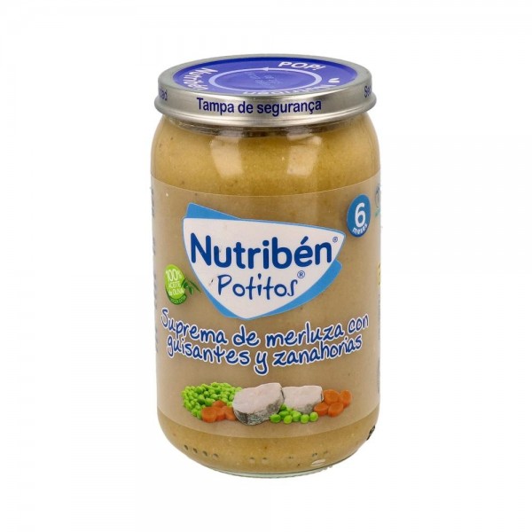 Nutriben Suprema Merluza Guisantes Y Zanahorias 235 G