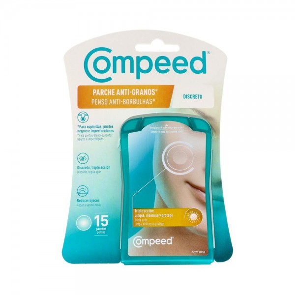 COMPEED PARCHE ANTI-GRANOS DISCRETO TRIPLE ACCION 15 U