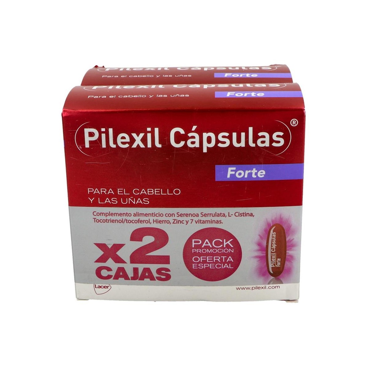 Pilexil Forte 100Caps.2U.P.A.(Promocion)