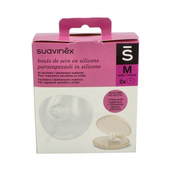 Pezonera Suavinex Silicona 2 Unid