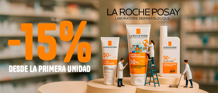 -15% solares La Roche Posay